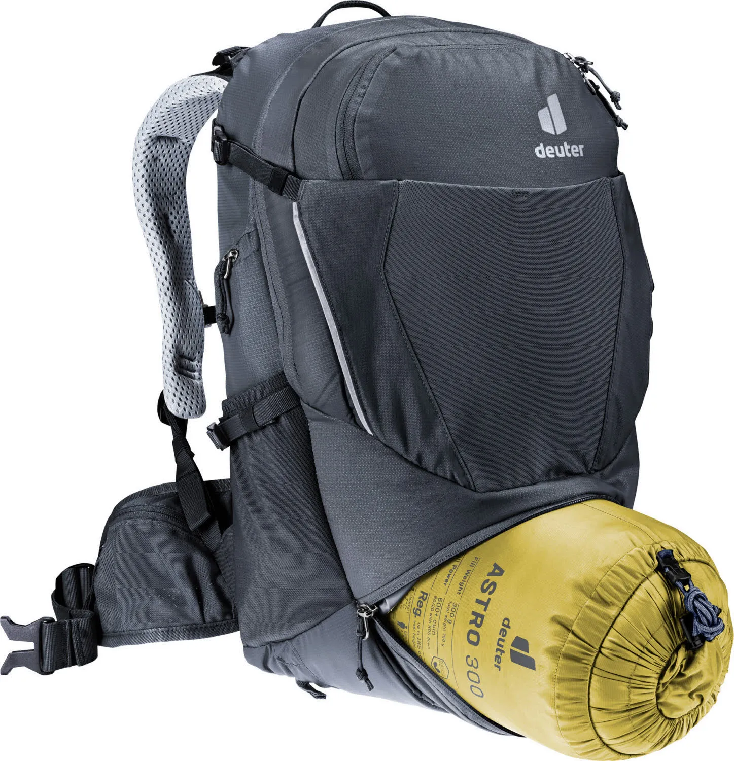 Deuter Trans Alpine 22 SL Damen Fahrradrucksack Freizeitrucksack schwarz