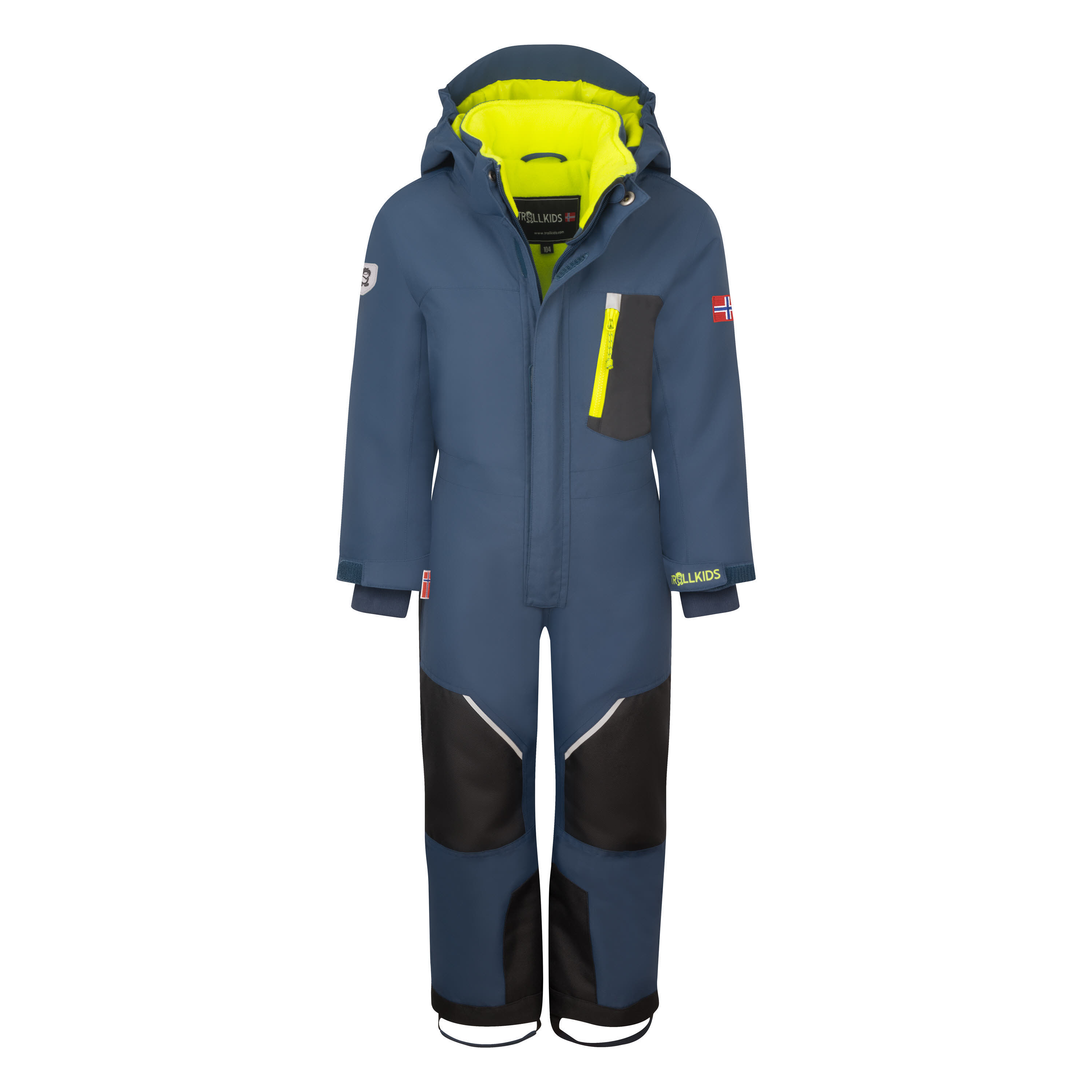 TROLLKIDS Kids Isfjord Snowsuit XT Jungen Skijoverall Schneeanzug blau