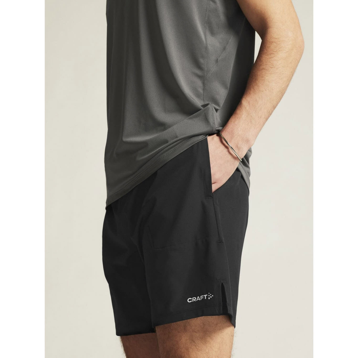 CRAFT Running Short Laufshort Herren 2-in-1 Short schwarz