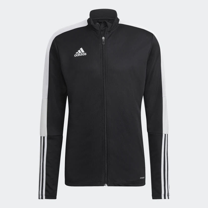 adidas Tiro ESSENTIALS Herren Sport Trainingsweste Fußballjacke schwarz NEU