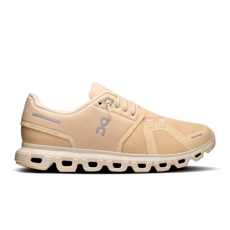 ON CLOUD 6 Damen Sneaker Low sportlich Freizeitschuhe blonde/dew