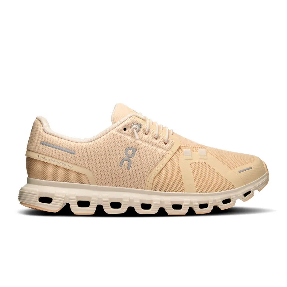 ON CLOUD 6 Damen Sneaker Low sportlich Freizeitschuhe blonde/dew