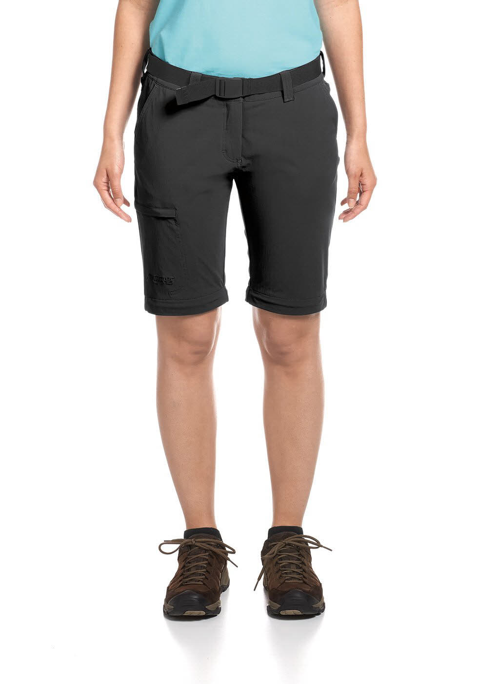 Maier Sports Wanderhose Inara Slim Zip Damen Funktion Outdoor Freizeit black NEU