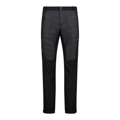 CMP Man Pant Trekkinghose gefüttert Wanderhose Multifunktionshose Herren schwarz