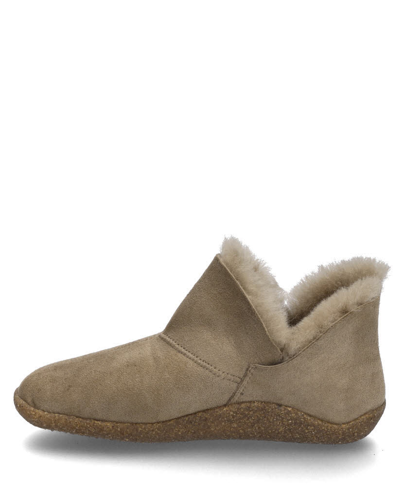 Josef Seibel Vinny 07 Damen Hausschuhe Filzschuhe beige