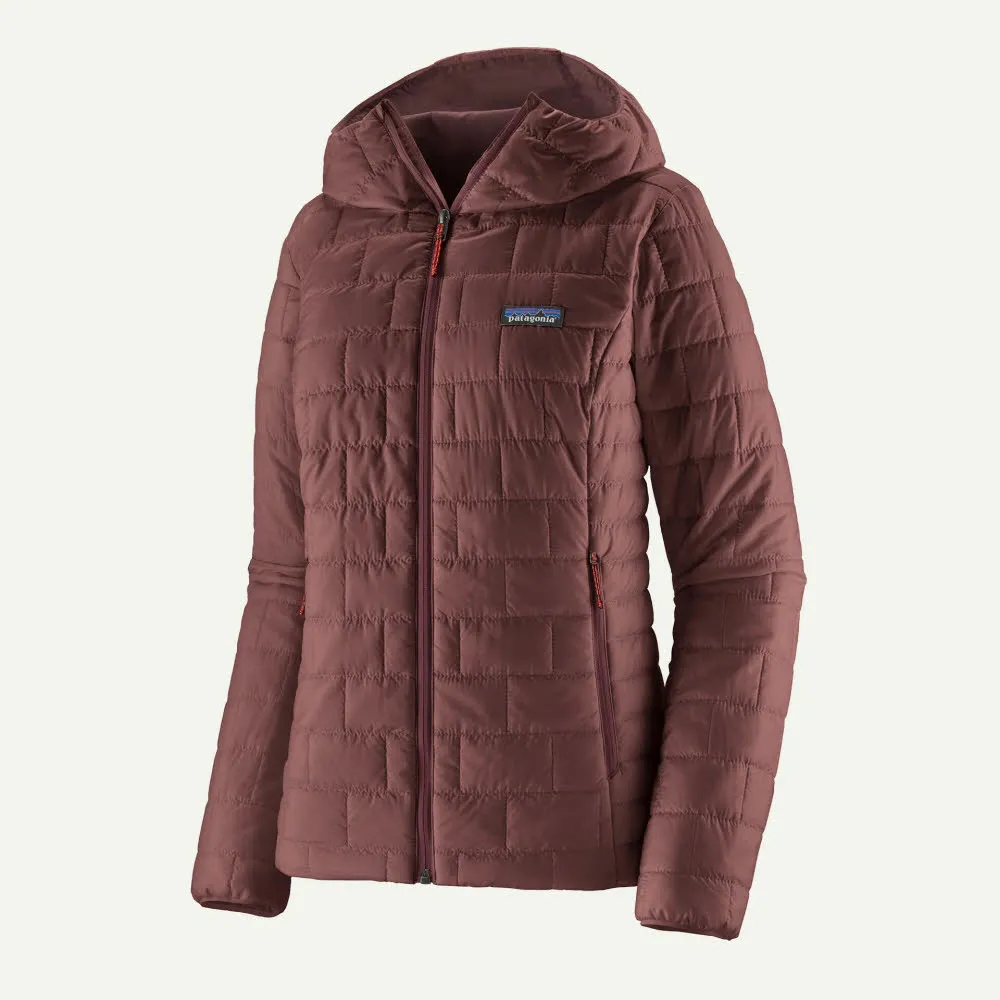 Women Nano Puff Hoody Jacke Damen rot