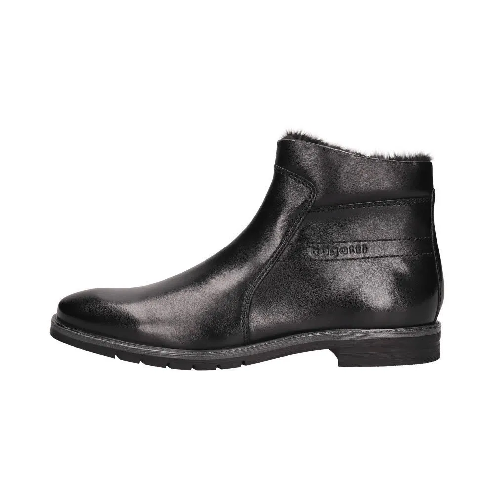 Bugatti Boots Leather Herren Stiefletten Stiefel schwarz