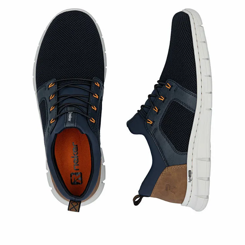 Rieker Herren Slipper blau