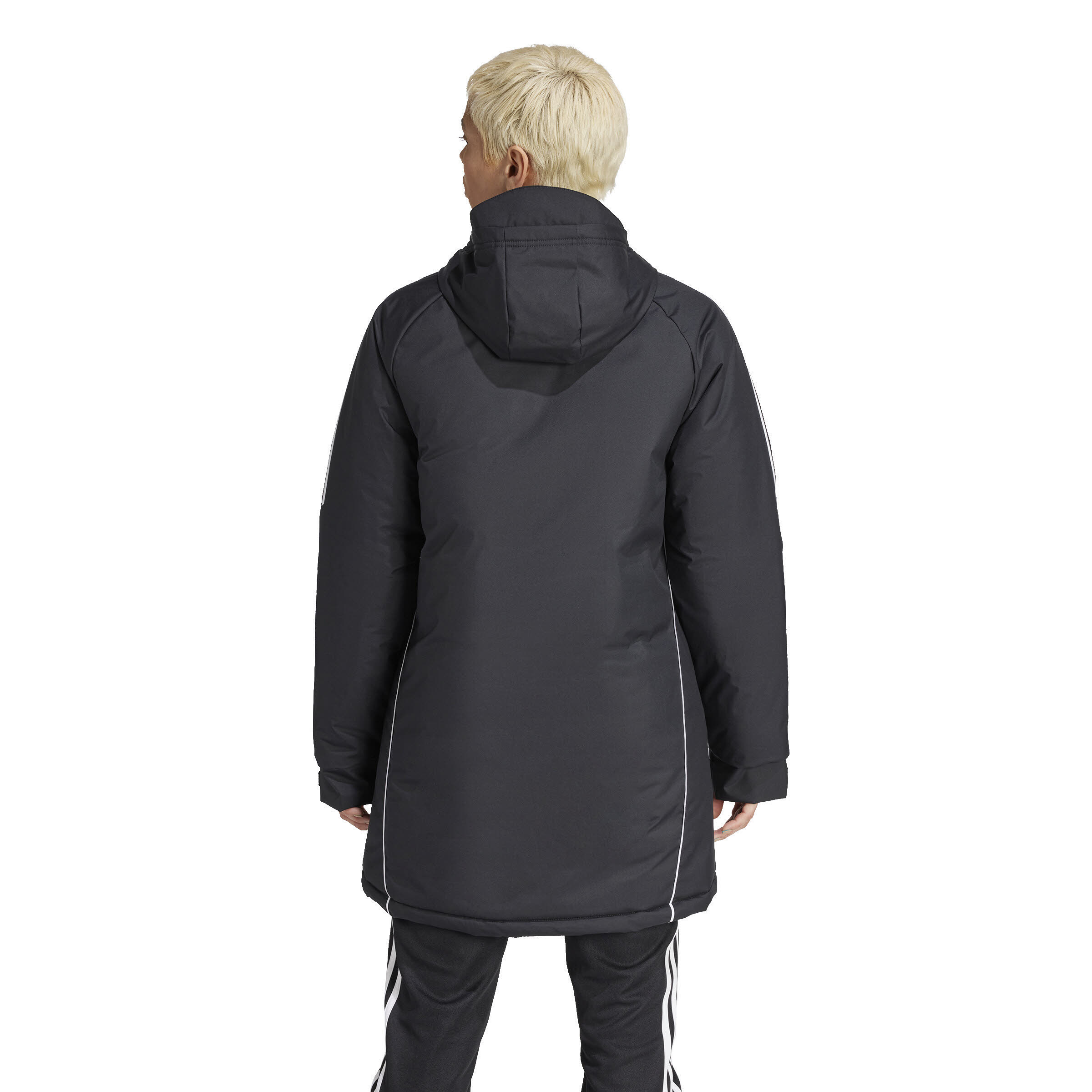 adidas Tiro 24 Stadium Parka Bankjacke Damen schwarz