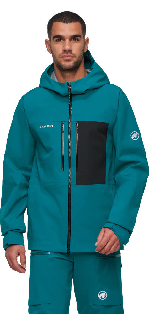 MAMMUT Stoney HS Hooded Jacket Herren Skijacke blau