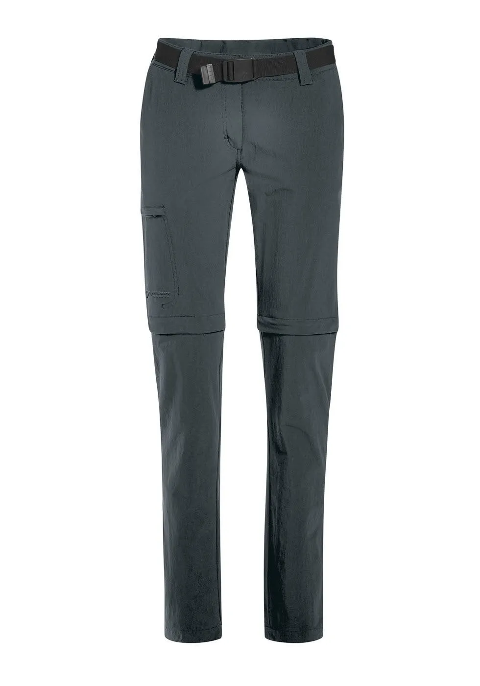 Maier Sports Wanderhose Inara Slim Zip Damen Funktion Outdoor Freizeit grau NEU