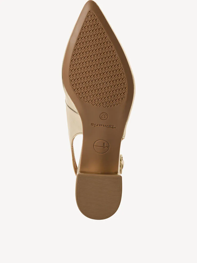 Tamaris Slingpumps Damen metallic