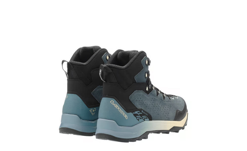 LOWA® EXPLORER GTX MID Herren Wanderschuhe Trekkingschuhe Mid schieferblau/schwarz
