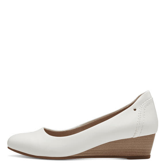 Jana Damen Pumps Keilpumps weiß