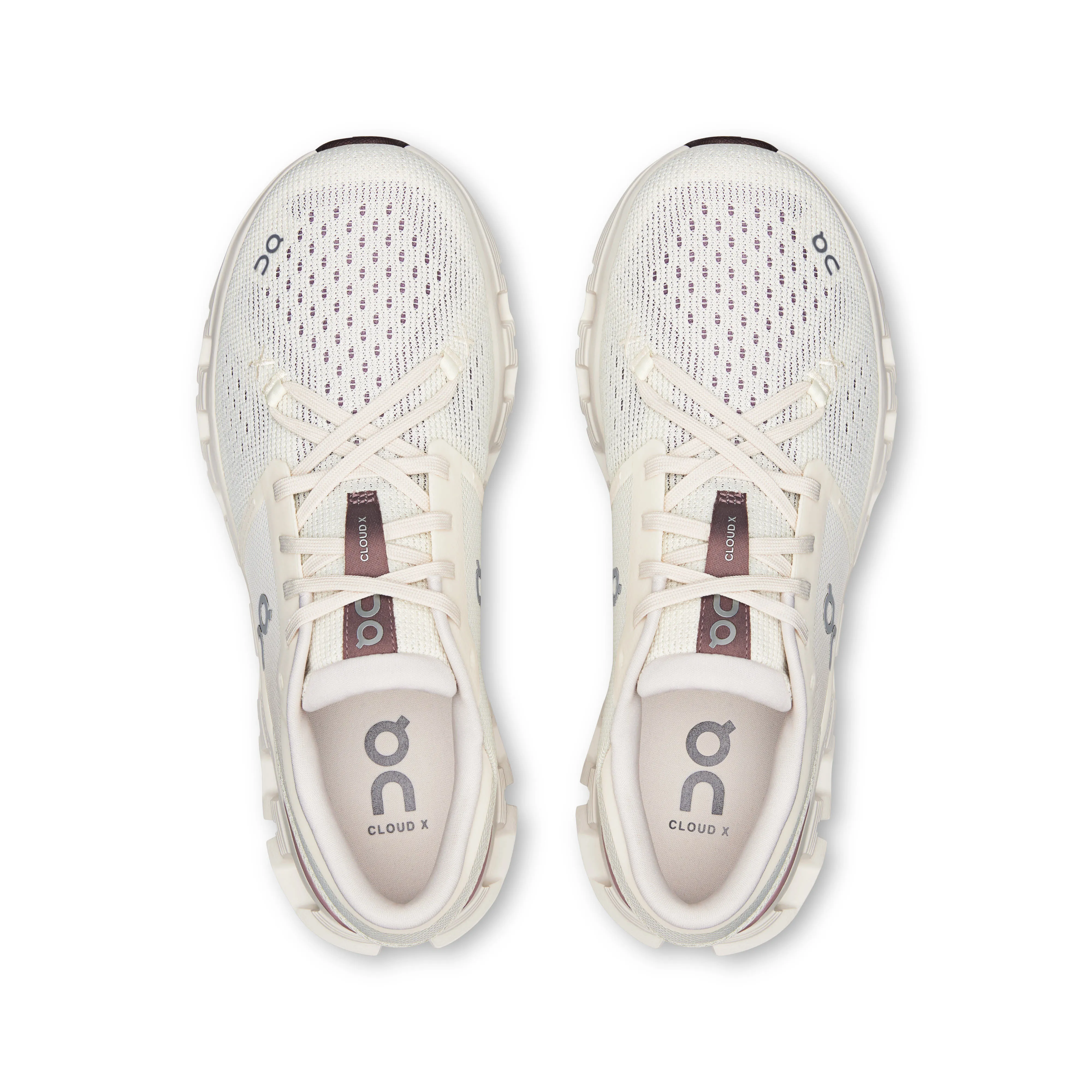 ON CLOUD X 4 Damen Sneaker Sportschuhe Workout-Schuhe ivory/heron