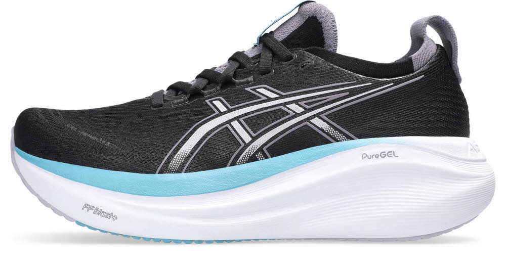 Asics GEL-NIMBUS 27 Damen Laufschuhe Joggingschuhe black/dusk violet