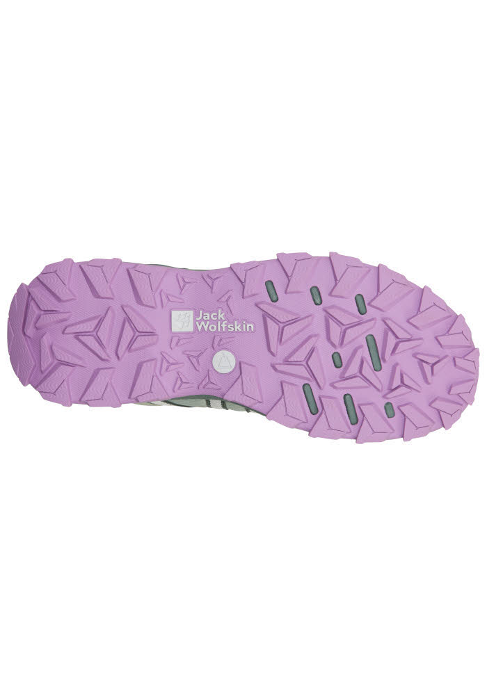 Jack Wolfskin WILD HIKE TEXAPORE MID Kinder Wanderschuhe Trekkingschuhe grün