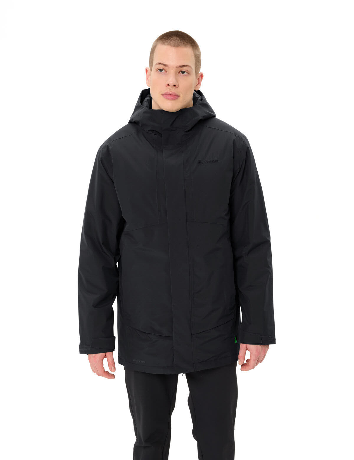 Vaude Rosemoor Freizeitmantel Parka Herren schwarz