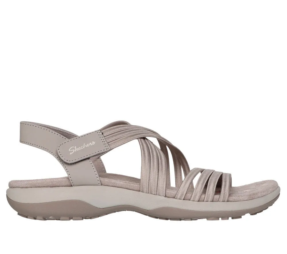 Skechers REGGAE SLIM - SUNNYSIDE 2.0 Damen Sandalen Sandalette grau