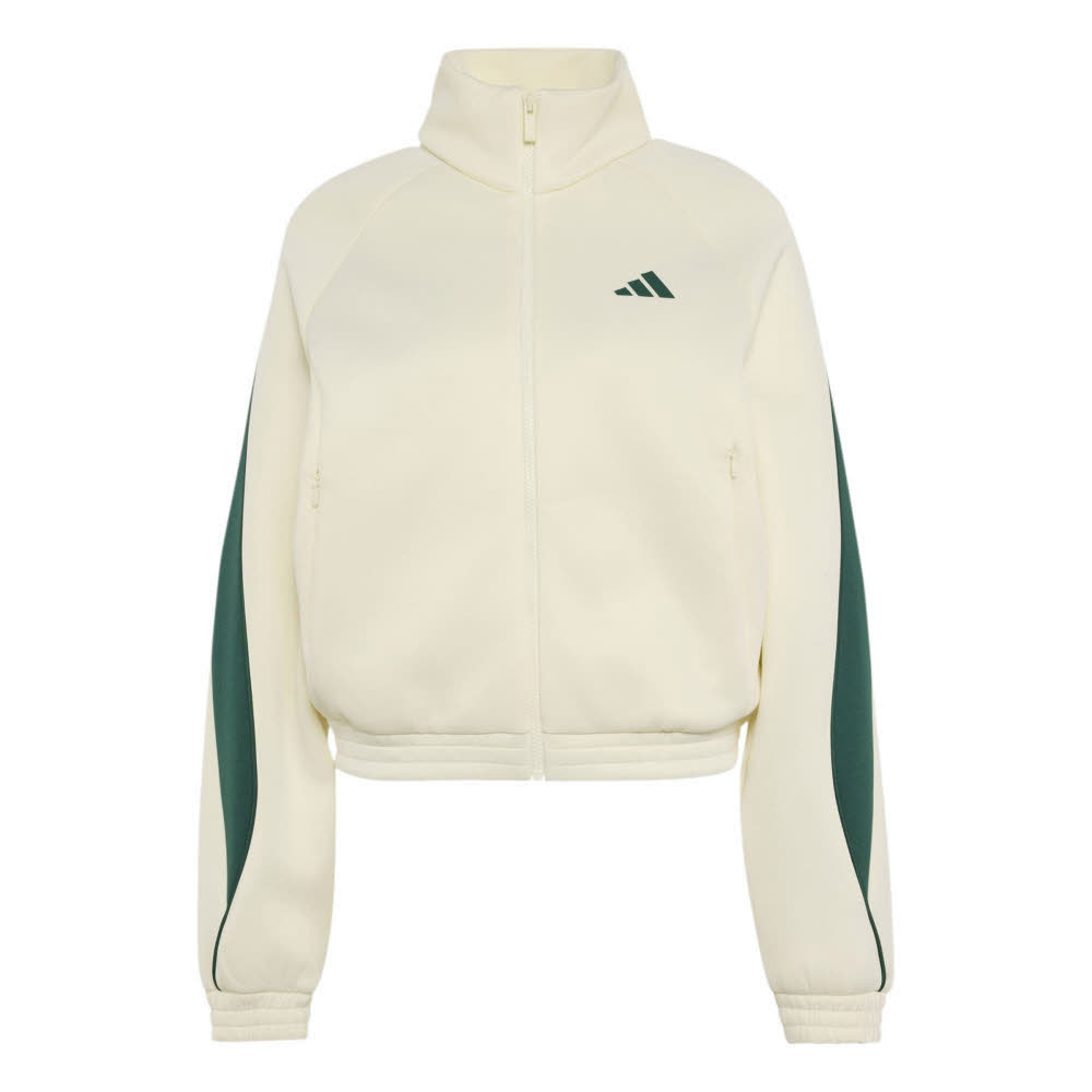 adidas STADIUM TRACK TOP Damen Sweatjacke Trainingsjacke ivory
