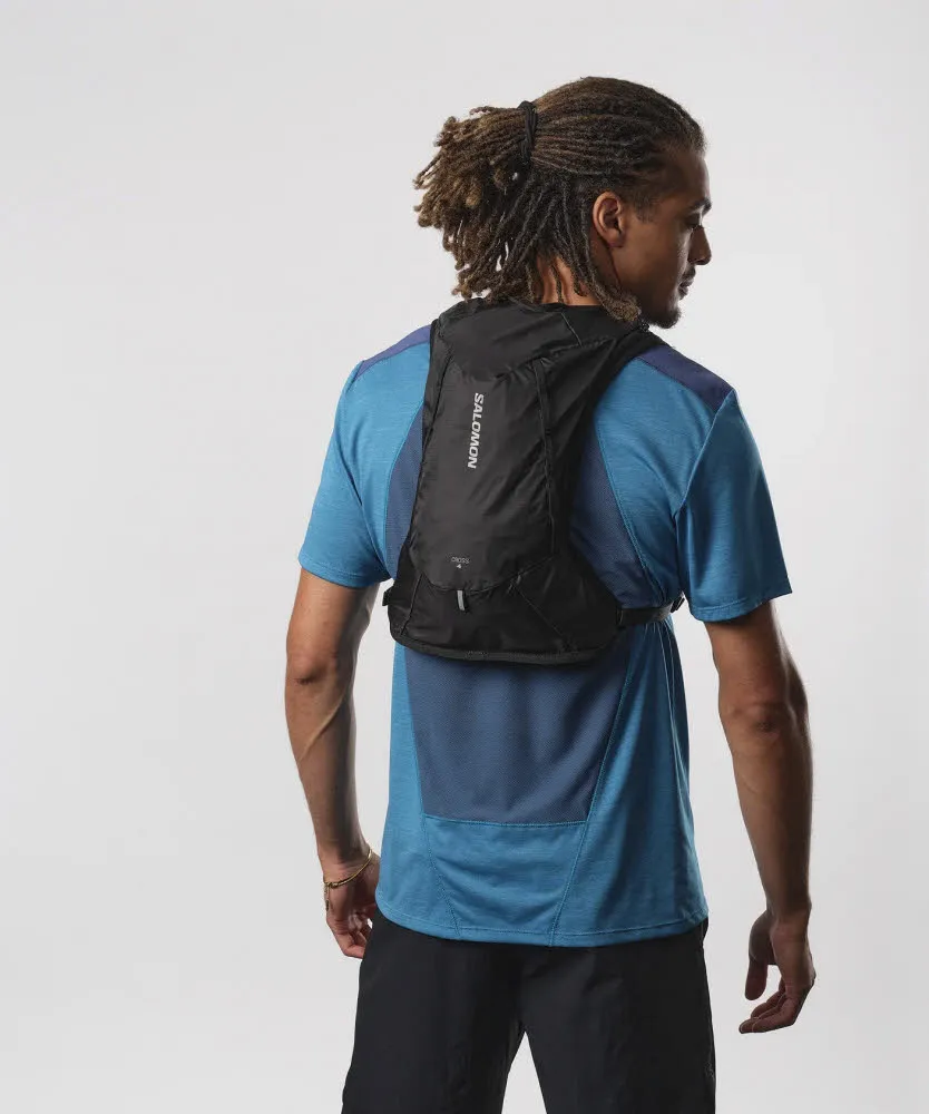 SALOMON CROSS 4 Unisex Trailrunningrucksack Laufrucksack blau