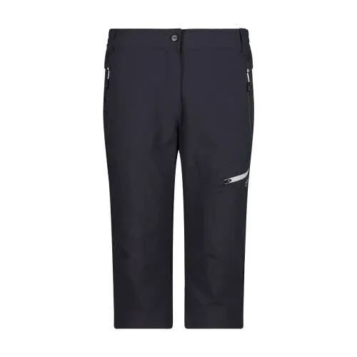 CMP WOMAN CAPRI Damen Wanderhose Trekkinghose kurz anthrazit NEU