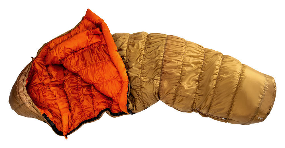 Deuter Exosphere -11° Unisex Kunstfaserschlafsack Schlafsack Camping Zeltausrüstung almond/paprika