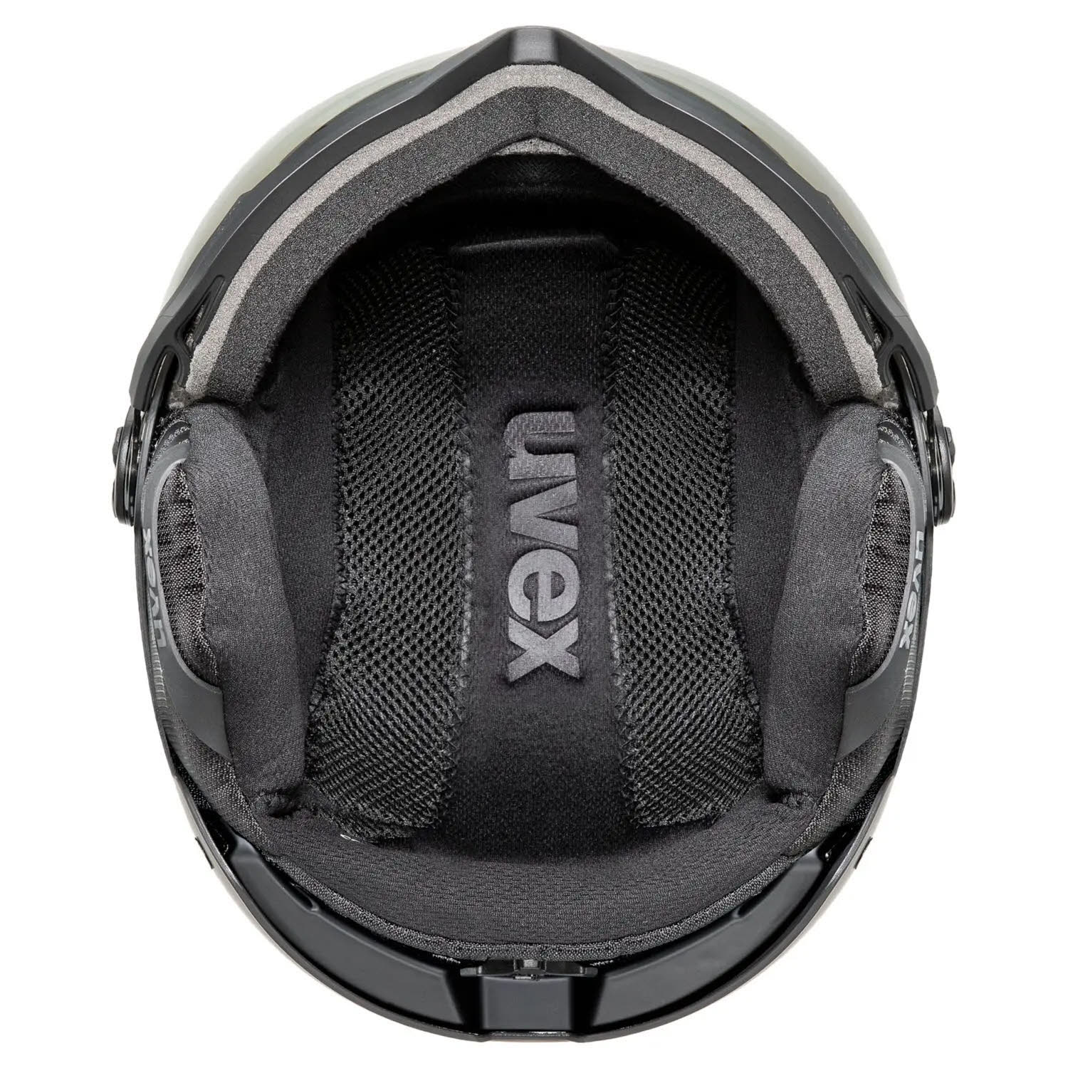Uvex wanted visor pro V Skihelm Visier Belüftungssystem Fidlock Unisex schwarz matt