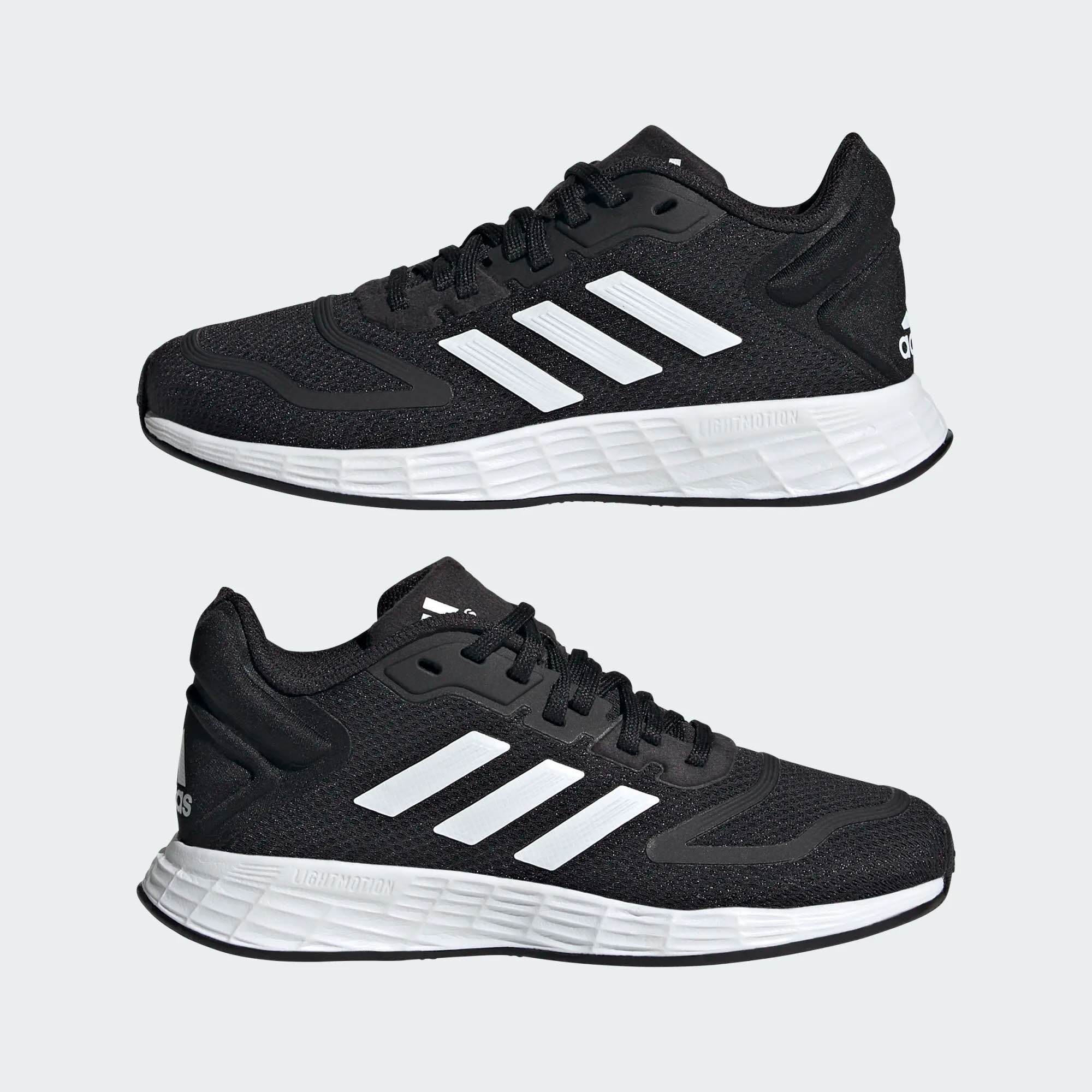 adidas DURAMO 10 K Jungen Laufschuh Sport Freizeit schwarz