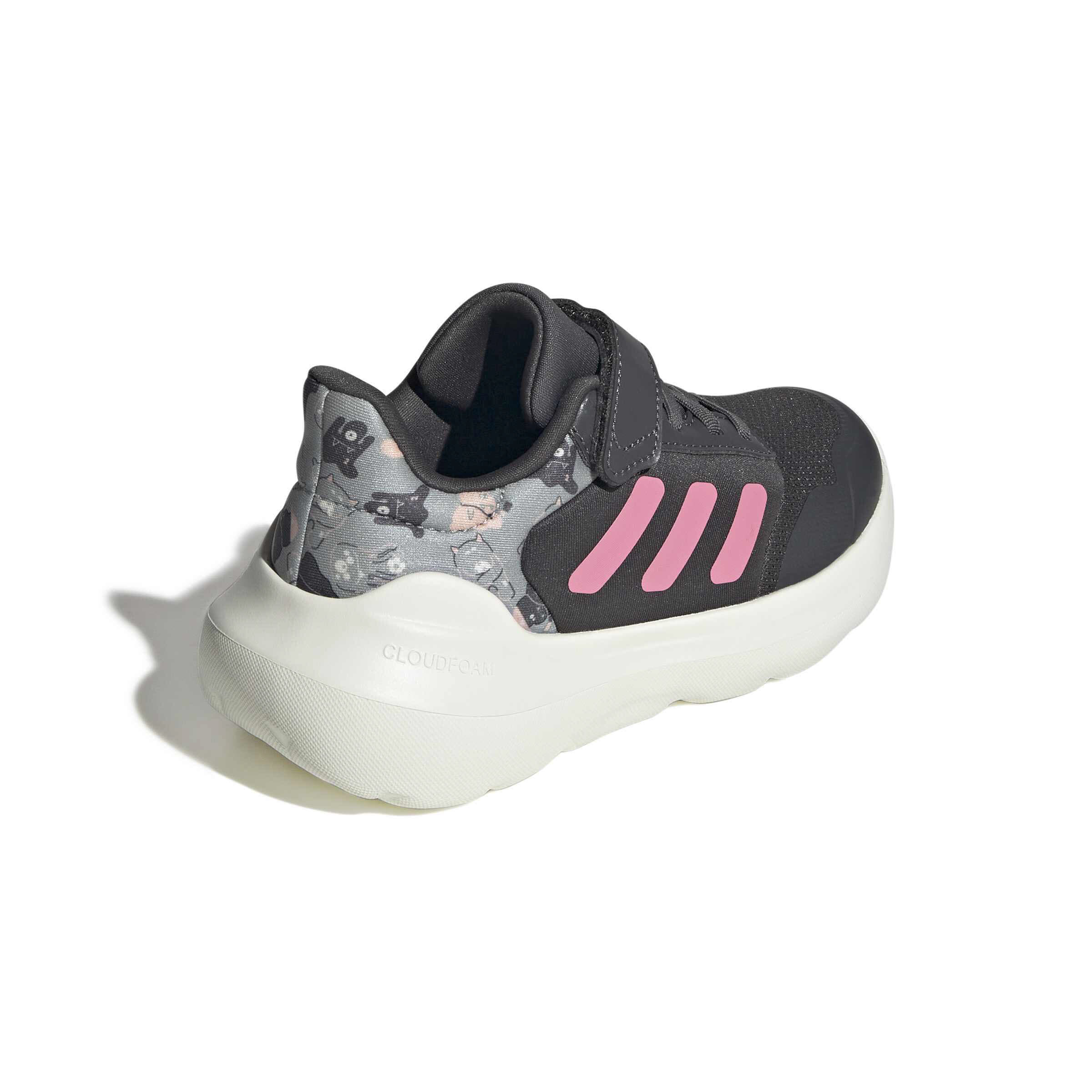 adidas Tensaur Run 3.0 EL Mädchen Sneaker Freizeitschuhe grau/weiß/pink