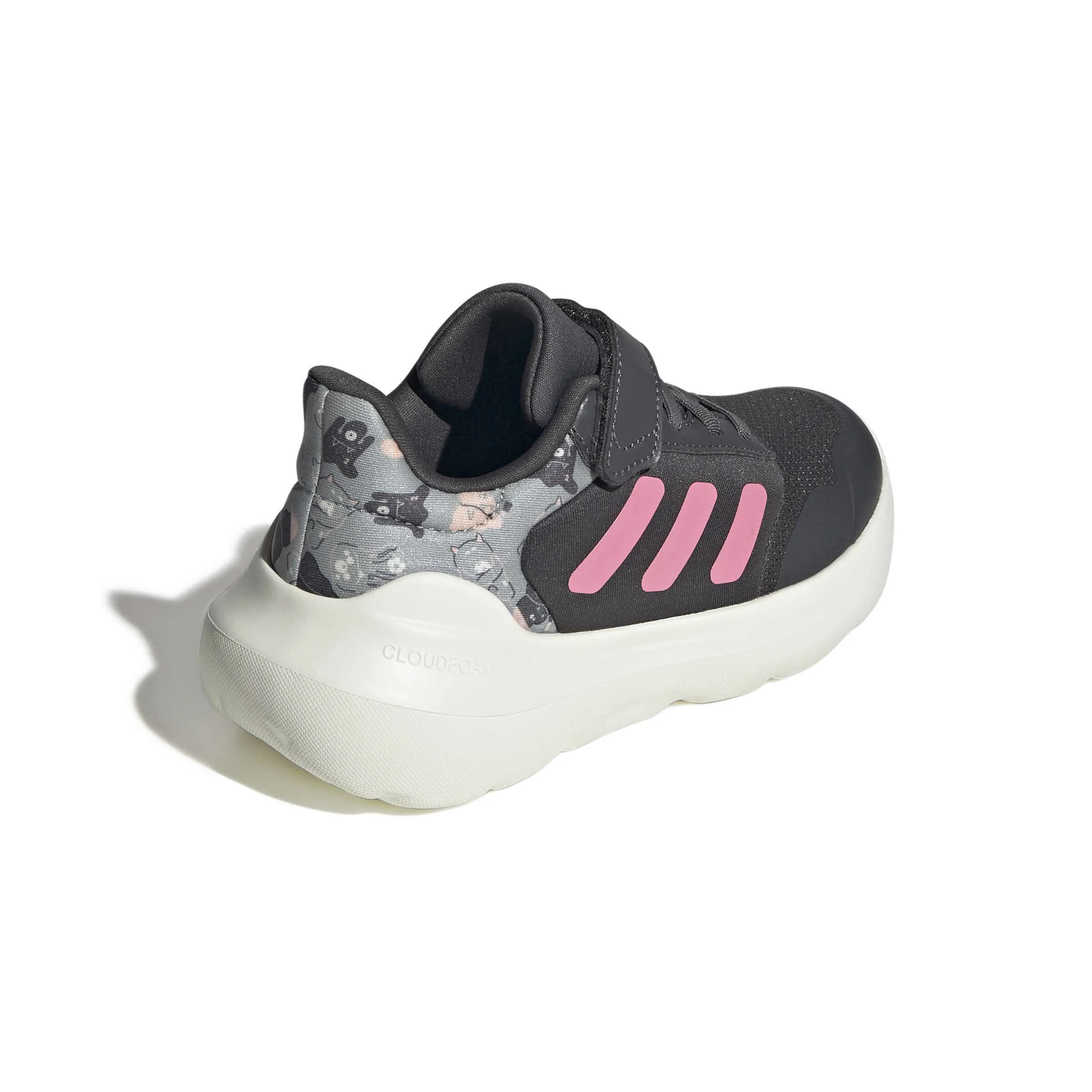 adidas Tensaur Run 3.0 EL Mädchen Sneaker Freizeitschuhe grau/weiß/pink