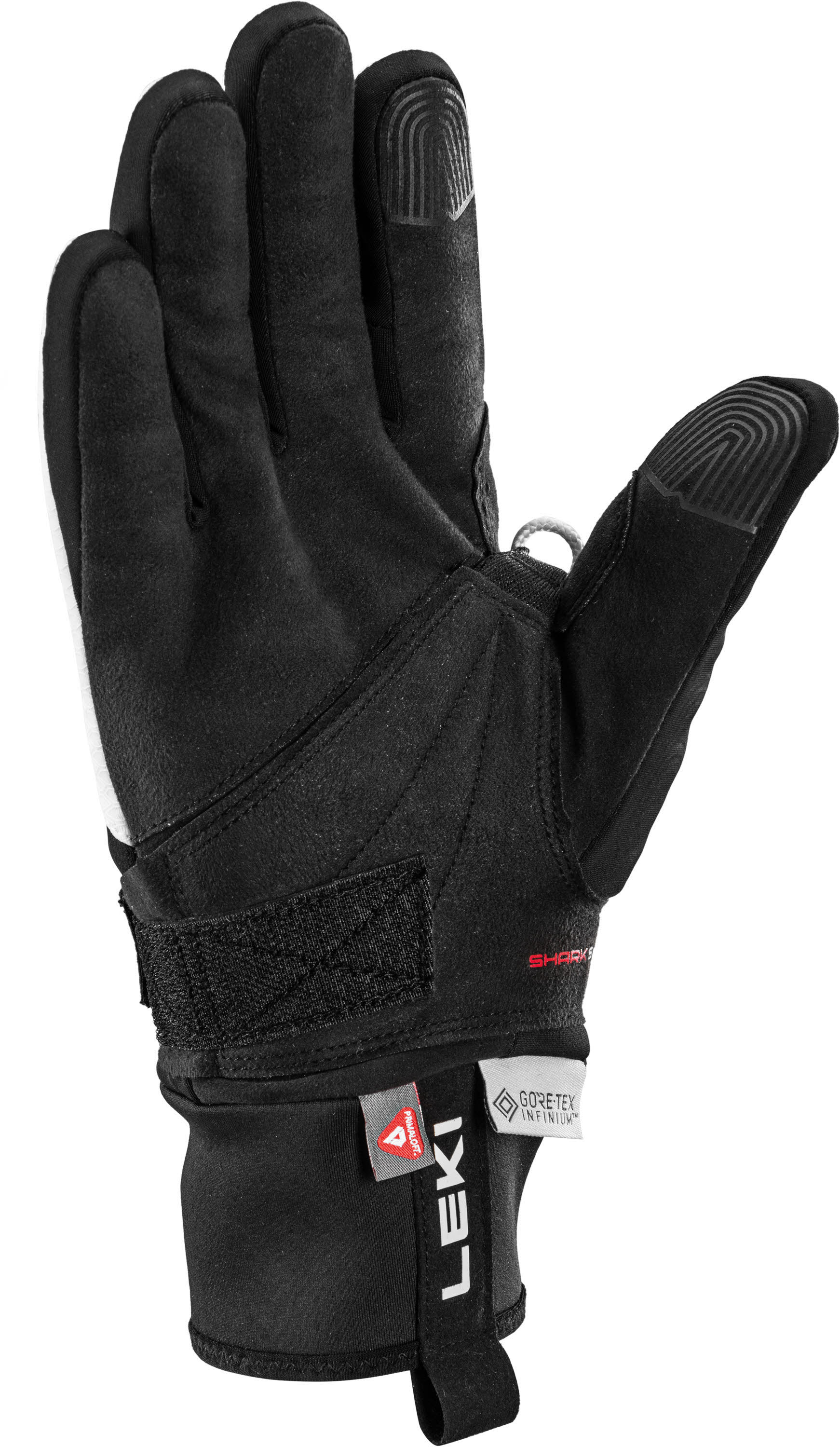 Leki Thermoplus PRC Shark Damen Handschuhe Schwarz Weiß