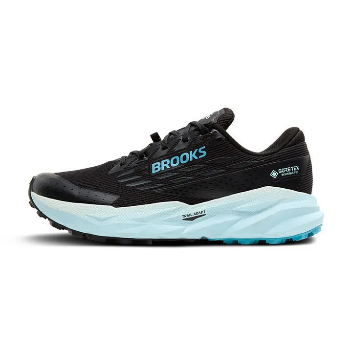 Brooks Cascadia 19 GTX Damen Laufschuhe Joggingschuhe black/ebony/blue flower