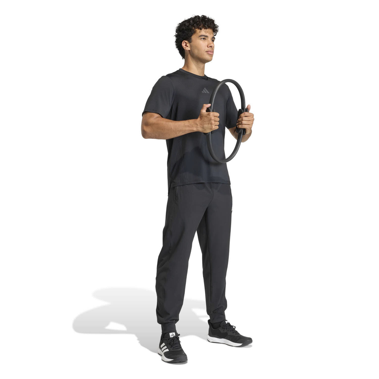 adidas Workout Essentials Flex Woven Herren Jogginghose Sporthose schwarz