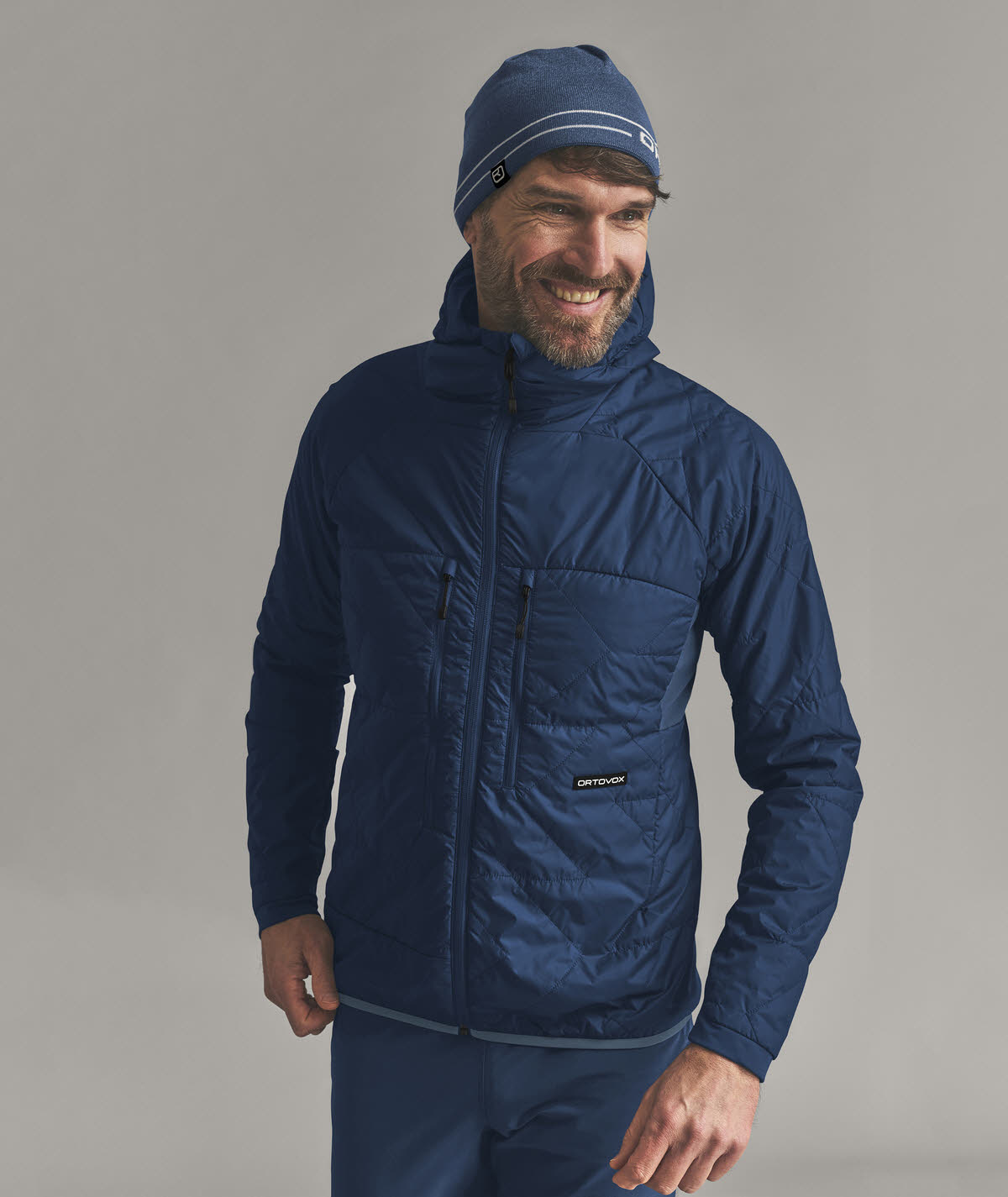 Ortovox venet Swisswool Daunenjacke Loftjacke Herren blau