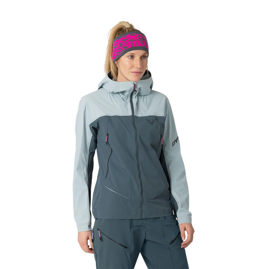 Dynafit Ridge Dynastretch Jacke Damen Softshelljacke Outdoorjacke blau