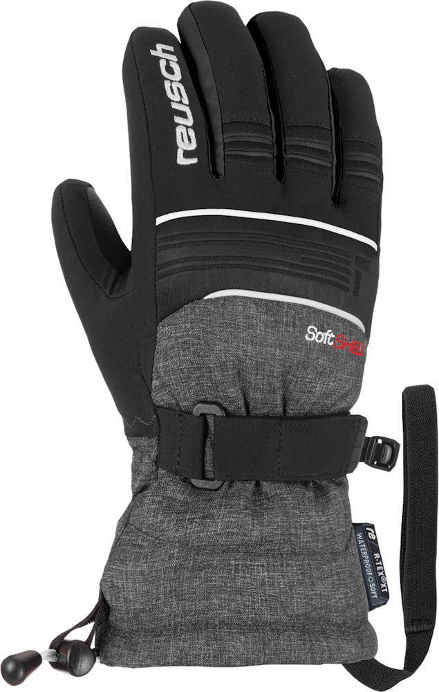 Reusch Kondor R-TEX® XT Kinder Skihandschuhe Snowboardhandschuhe schwarz/grau