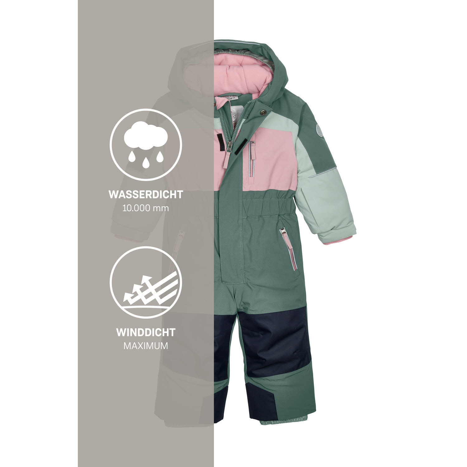 Killtec FISW 31 MNS ONPC Kinder Schneeoverall Schneeanzug waldgrün