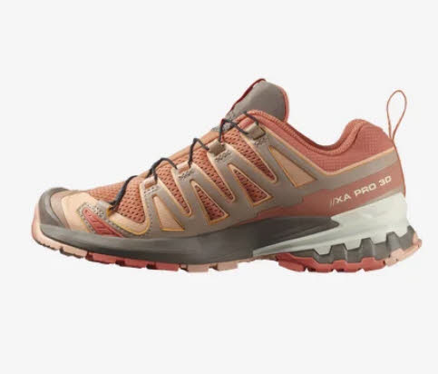 Salomon XA Pro 3D V9 Damen Trailrunning-Schuhe Wanderschuhe orange