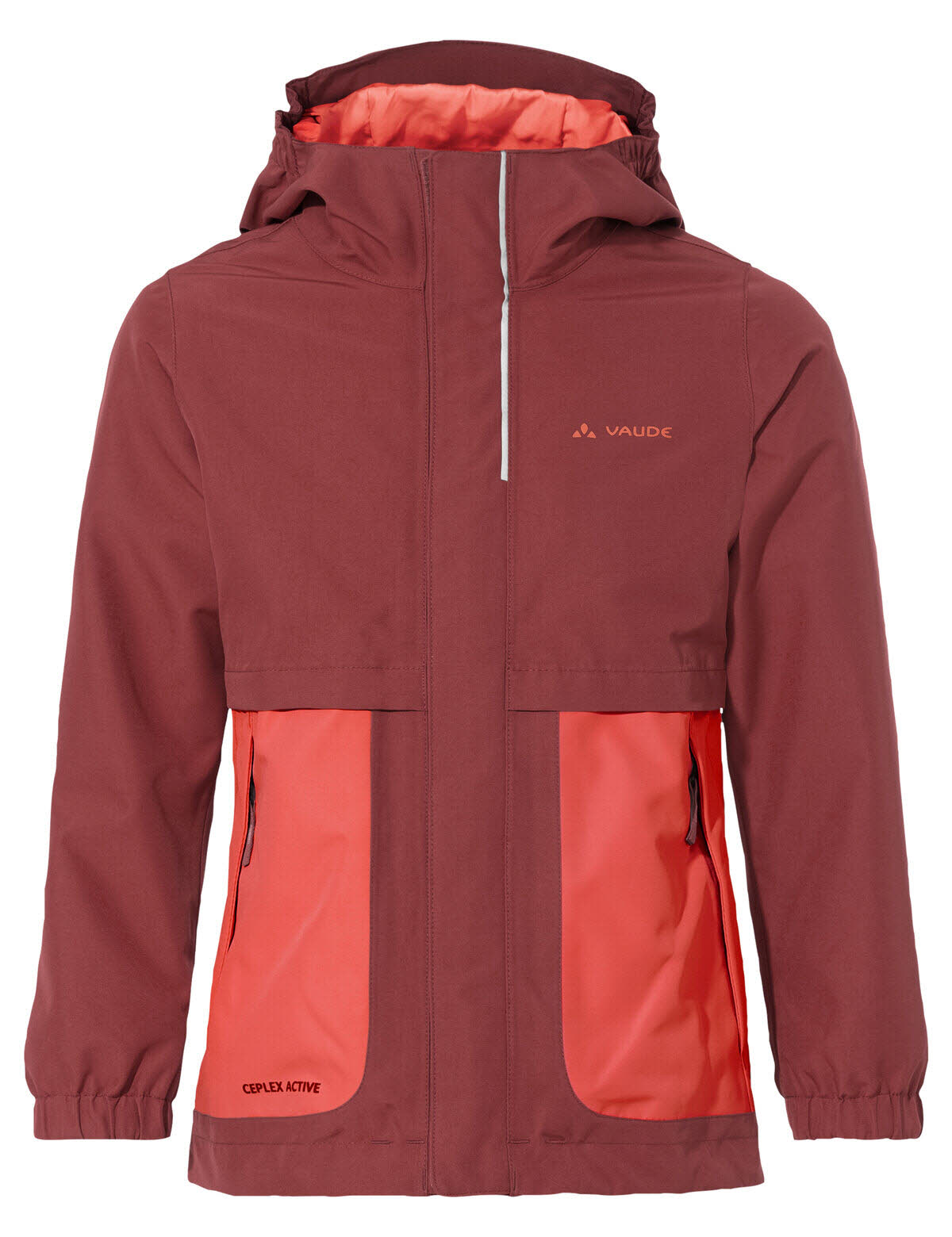 Vaude Kinder Campfire 3-in-1 Outdoorjacke Kombijacke Mädchen rot