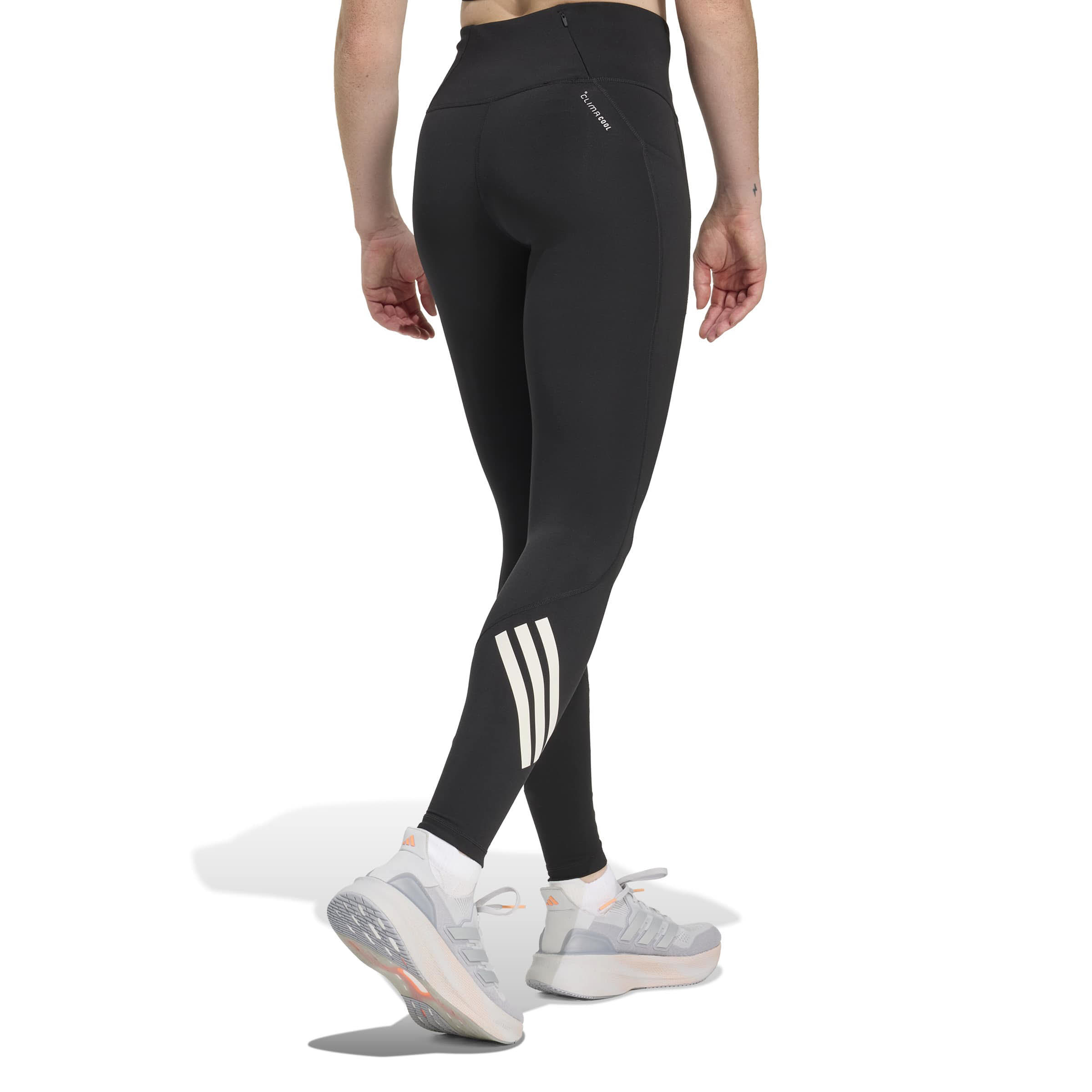 adidas aAdi365 3S 1/1 L Damen Laufhose Leggings schwarz