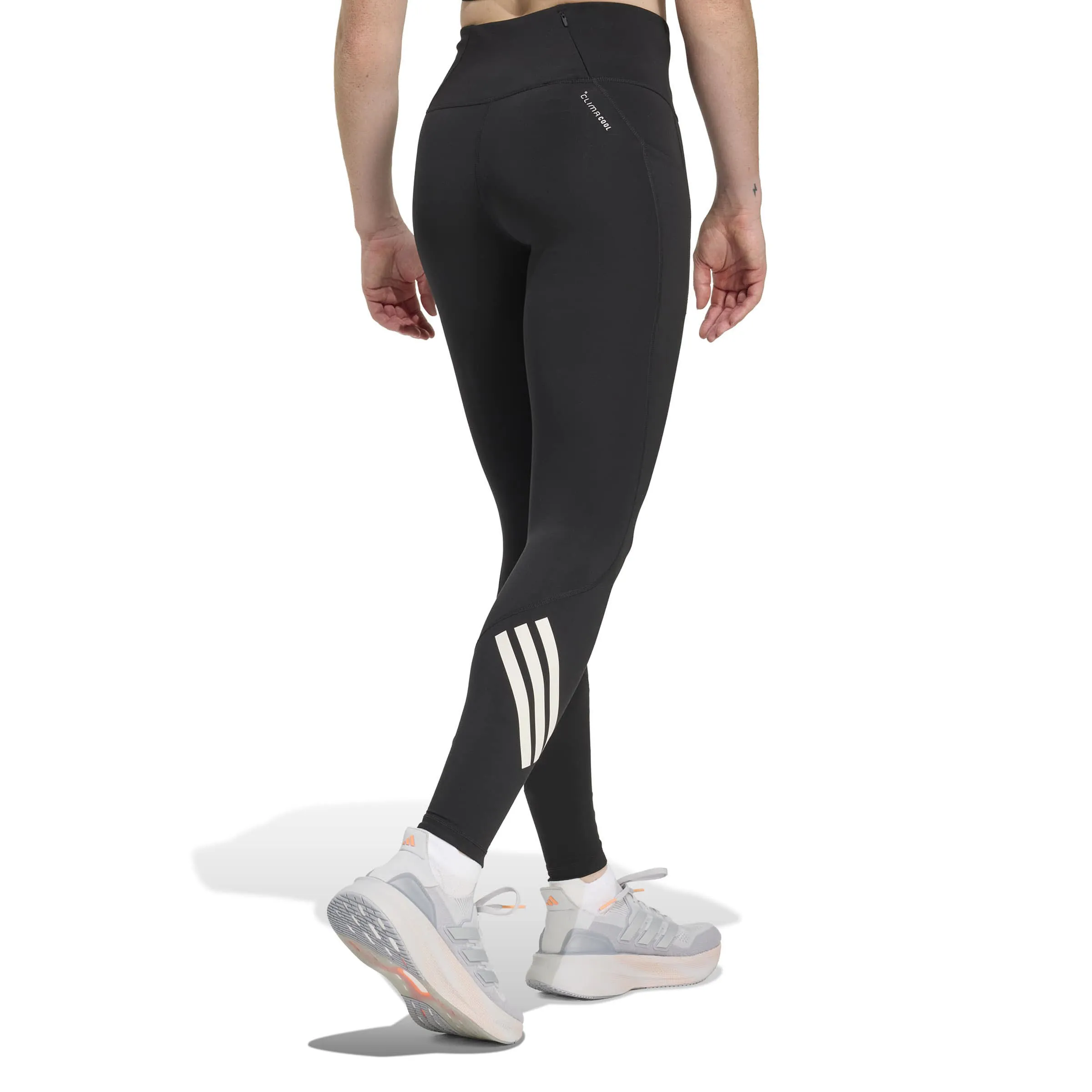 adidas aAdi365 3S 1/1 L Damen Laufhose Leggings schwarz
