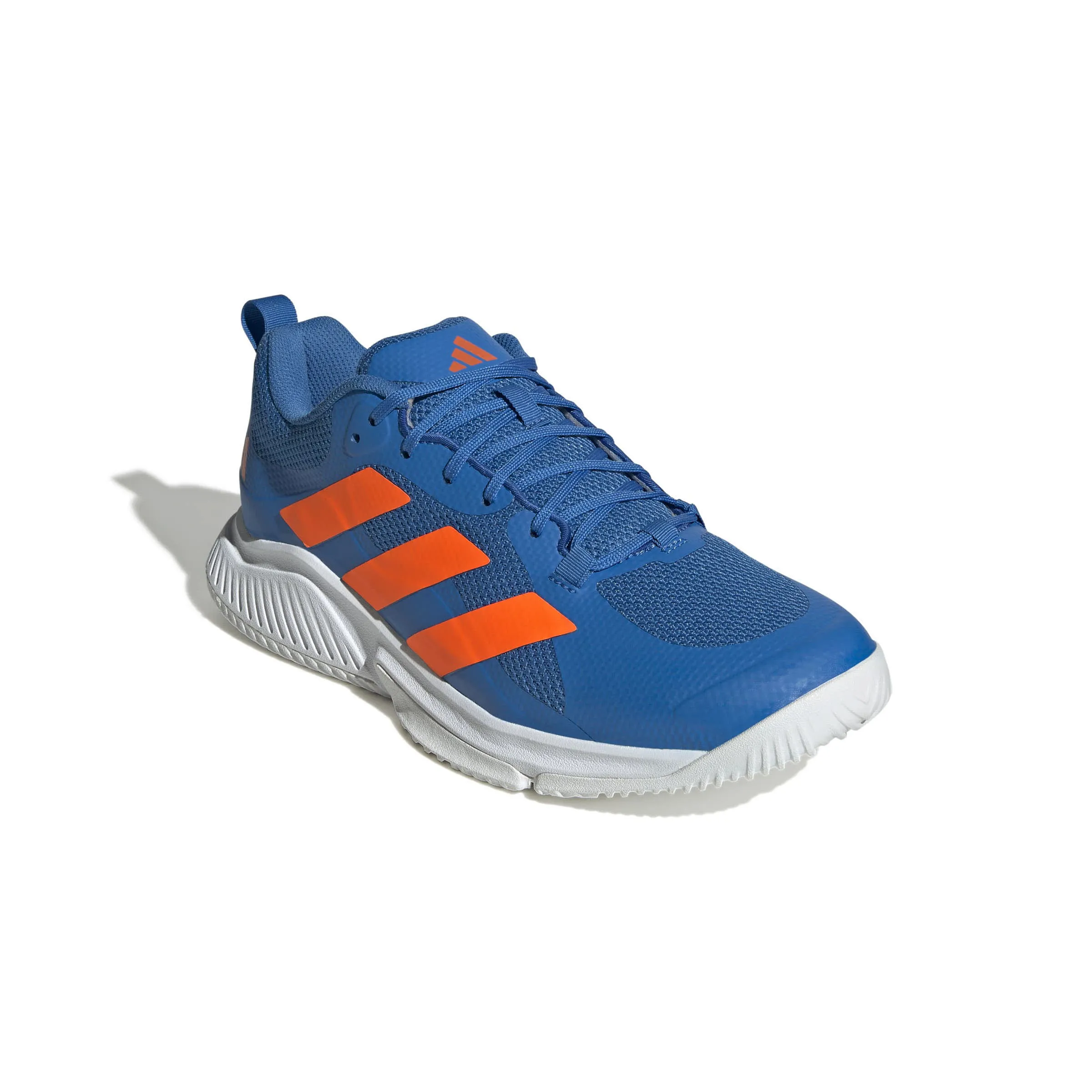 adidas Court Team 2.0 Herren Hallenschuhe Sportschuhe blau/weiß/orange