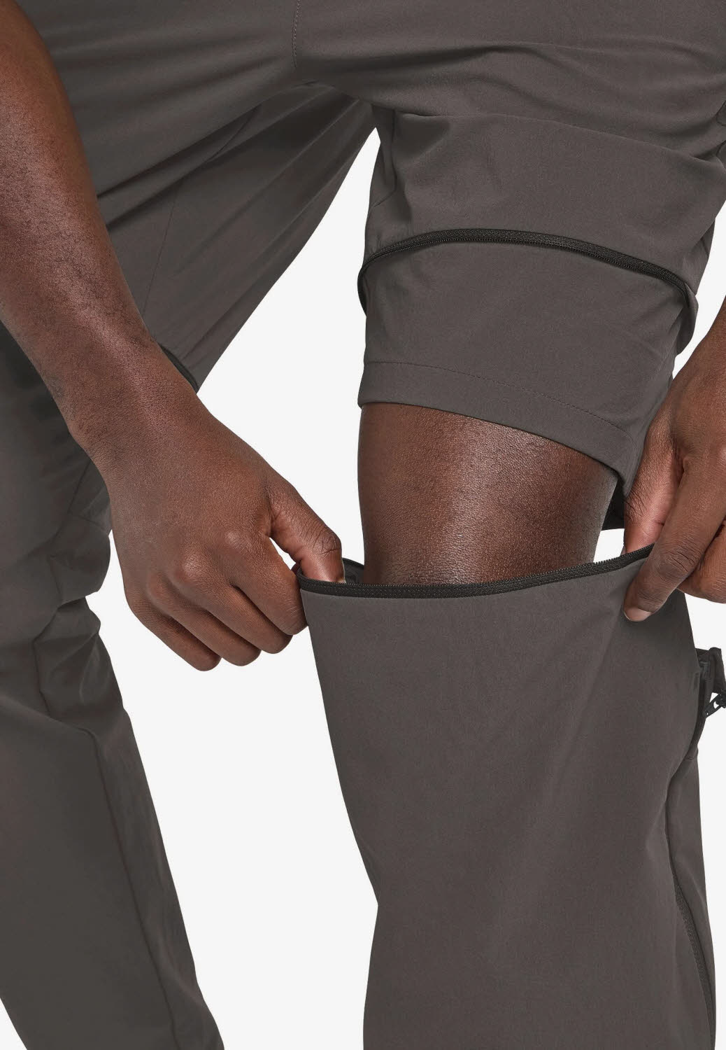 Jack Wolfskin Hikeout Zip Away Pants Herren Wanderhose Trekkinghose flint