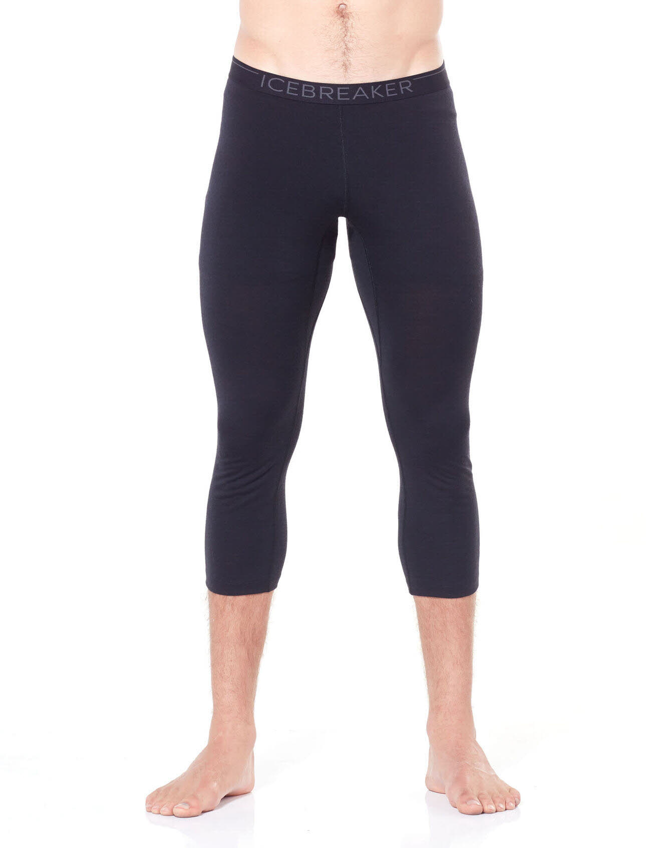 Icebreaker Mens 200 Oasis Legless Herren Unterziehhose Baselayer schwarz NEU