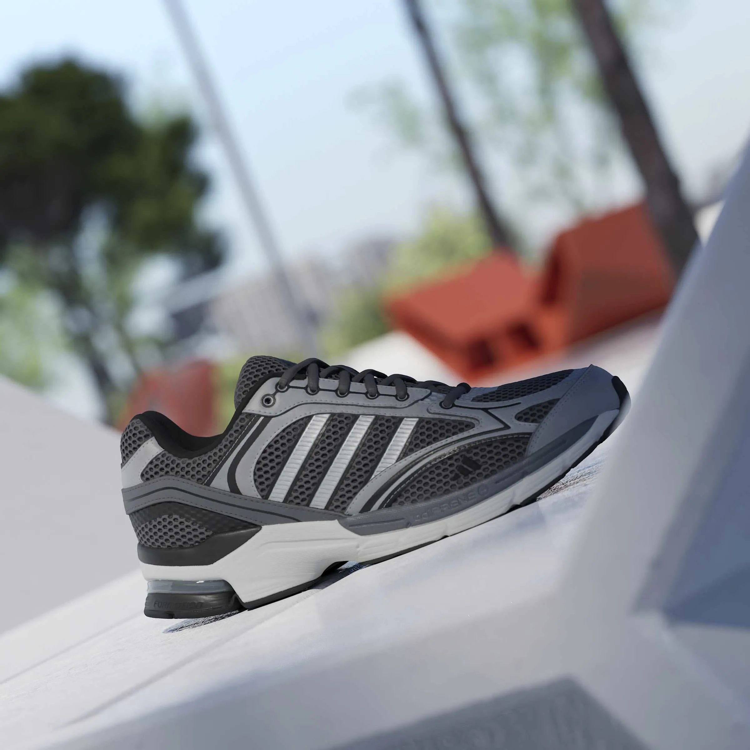 adidas SPIRITAIN 2000 Herren Turnschuhe Halbschuhe grau