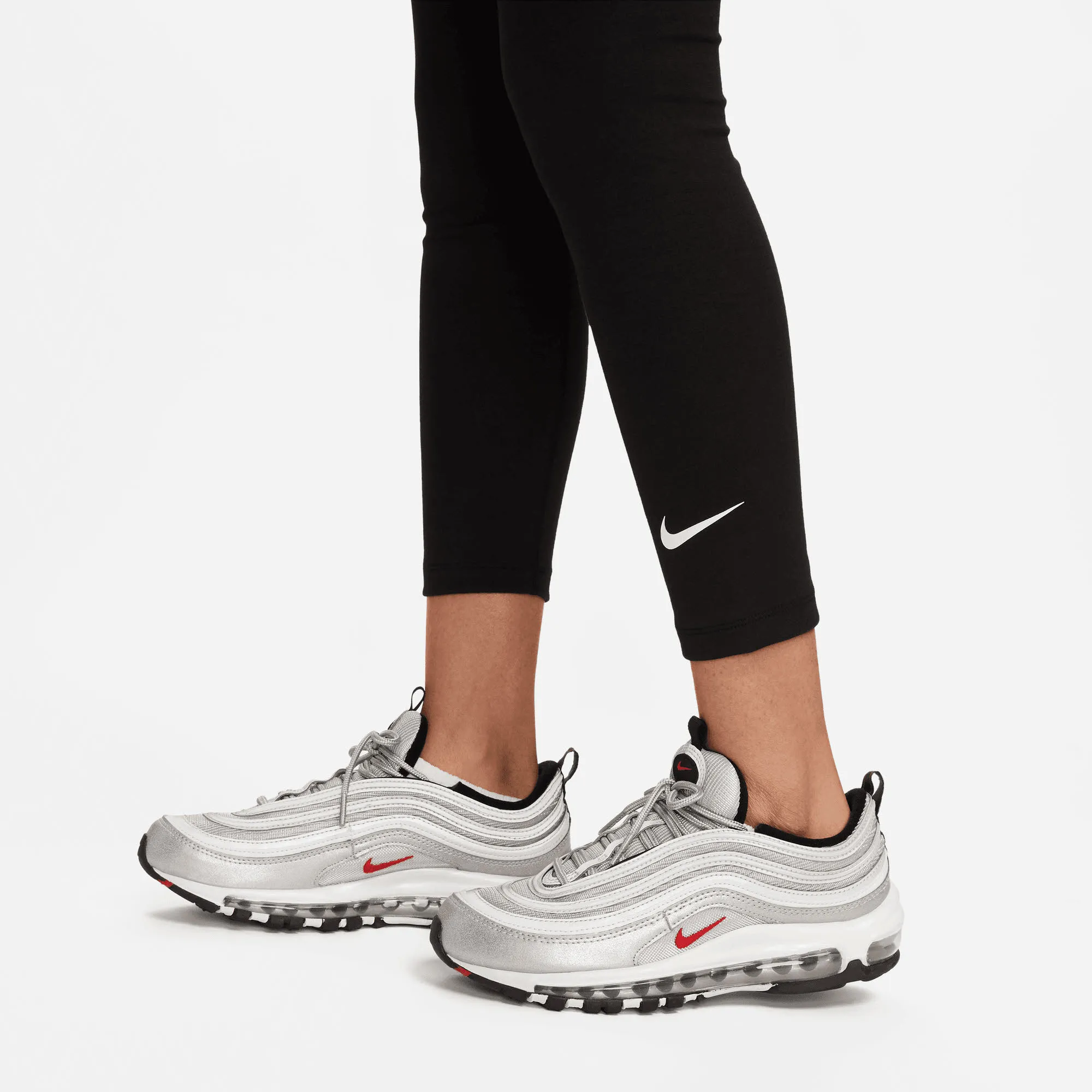 Nike Sportswear Classics High-Waisted 7/8 Tights Leggings Damen schwarz