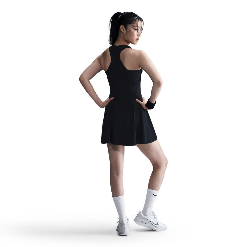 Nike Victory Women"s Dri-FIT Damen Tenniskleid Sportkleid schwarz