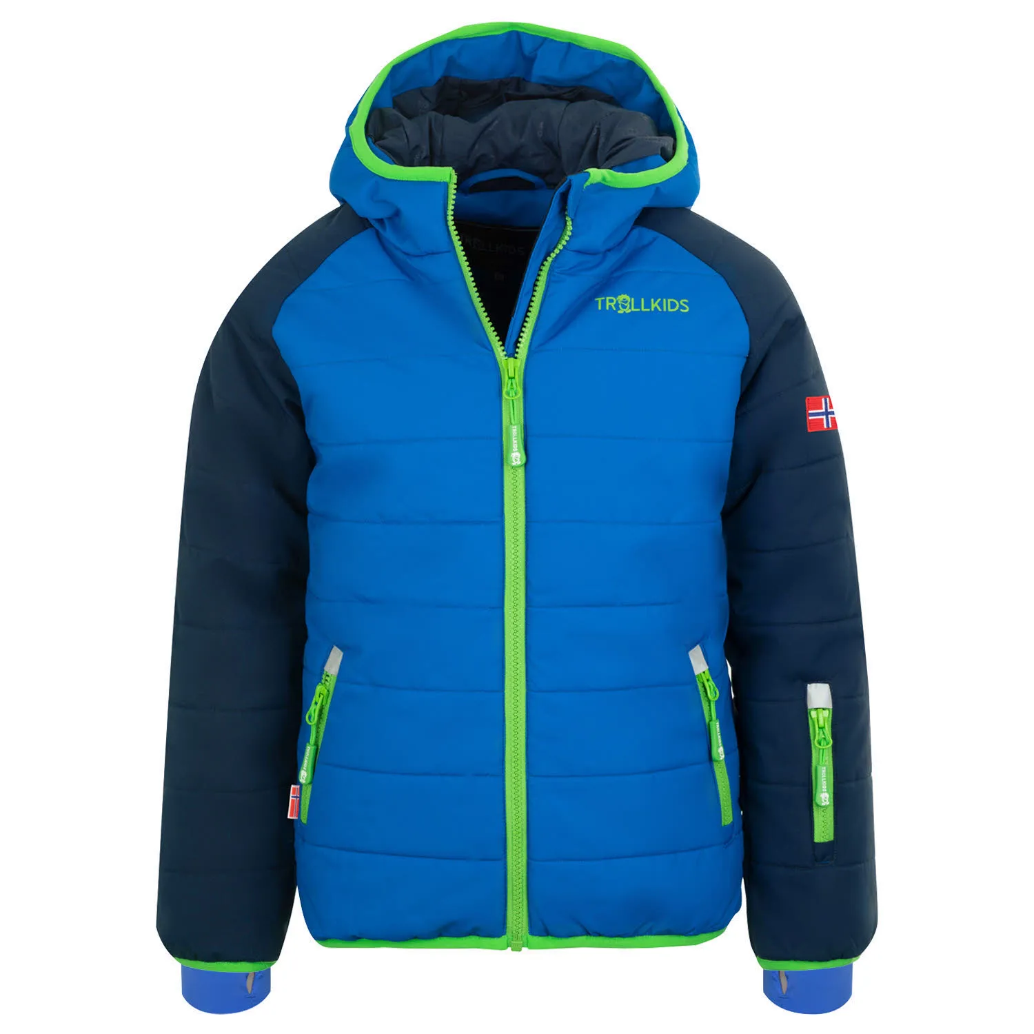 TROLLKIDS Kids Hafjell Snow Jacket PRO Jungen Skijacke Snowboardjacke blau