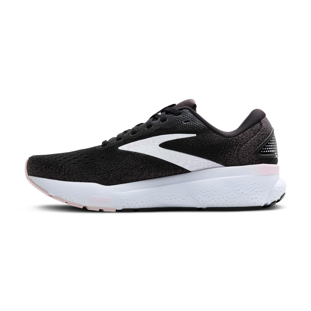 Brooks Ghost 16 Herren Laufschuhe Joggingschuhe black/white/orchid ice